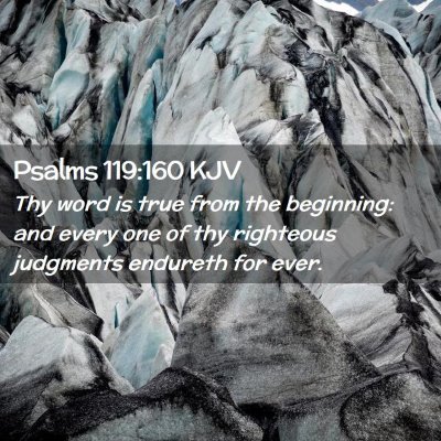 Psalms 119:160 KJV Free Bible Images