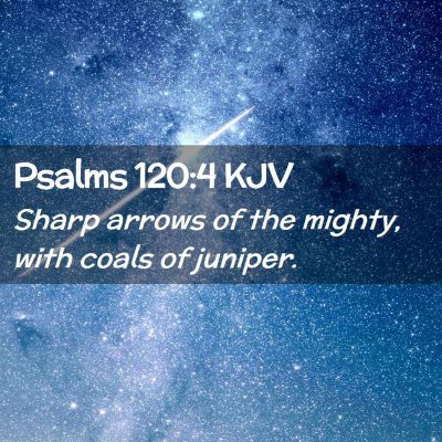 Psalms 120:4 KJV Free Bible Images