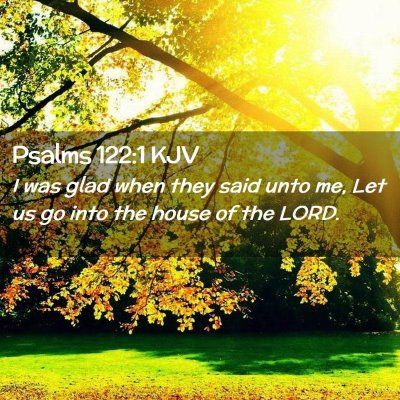 Psalms 122:1 KJV Free Bible Images