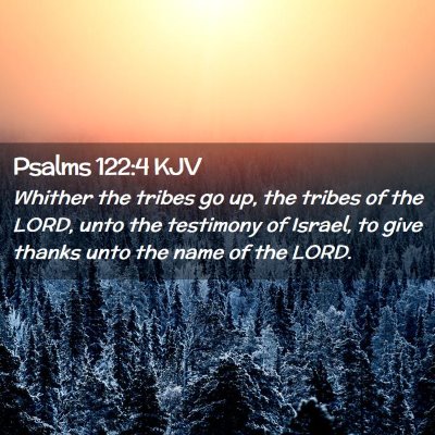 Psalms 122:4 KJV Free Bible Images