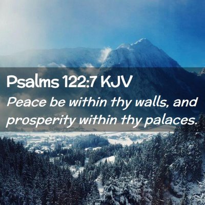 Psalms 122:7 KJV Free Bible Images