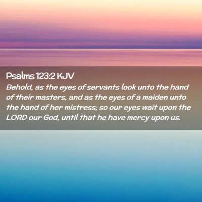 Psalms 123:2 KJV Free Bible Images