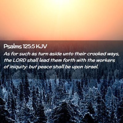 Psalms 125:5 KJV Free Bible Images