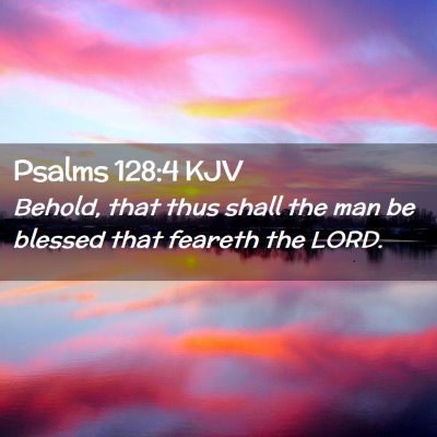 Psalms 128:4 KJV Free Bible Images