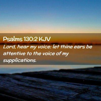 Psalms 130:2 KJV Free Bible Images