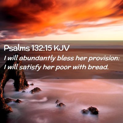 Psalms 132:15 KJV Free Bible Images