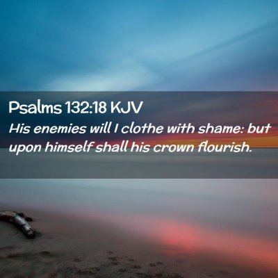 Psalms 132:18 KJV Free Bible Images