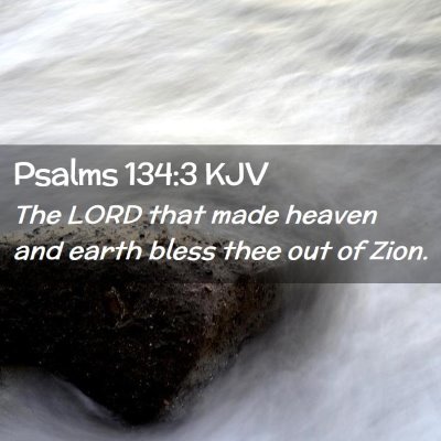 Psalms 134:3 KJV Free Bible Images