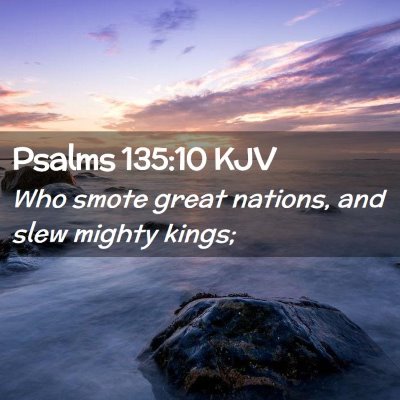 Psalms 135:10 KJV Free Bible Images