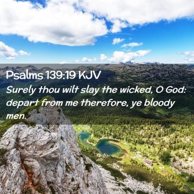 Psalms 139:19 KJV Free Bible Images