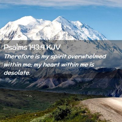 Psalms 143:4 KJV Free Bible Images