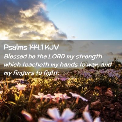 Psalms 144:1 KJV Free Bible Images