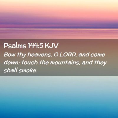 Psalms 144:5 KJV Free Bible Images