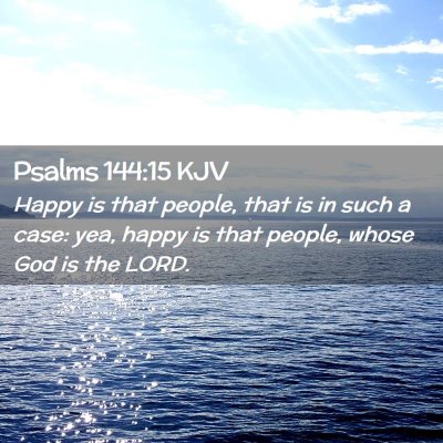 Psalms 144:15 KJV Free Bible Images