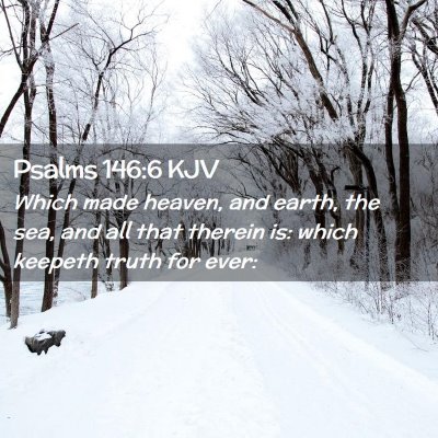 Psalms 146:6 KJV Free Bible Images