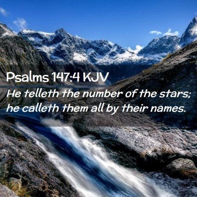 Psalms 147:4 KJV Free Bible Images