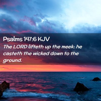 Psalms 147:6 KJV Free Bible Images