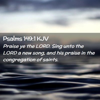 Psalms 149:1 KJV Free Bible Images