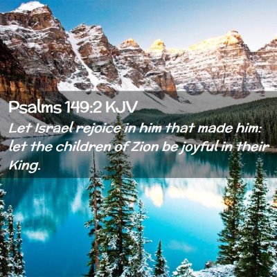 Psalms 149:2 KJV Free Bible Images