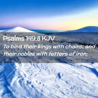 Psalms 149:8 KJV Free Bible Images