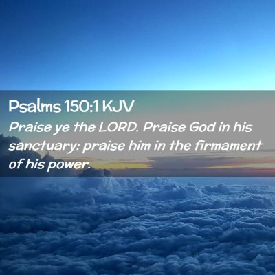 Psalms 150:1 KJV Free Bible Images