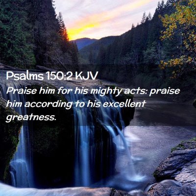 Psalms 150:2 KJV Free Bible Images