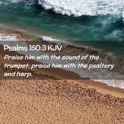 Psalms 150:3 KJV Free Bible Images