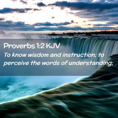 Proverbs 1:2 KJV Free Bible Images