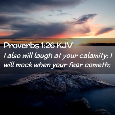 Proverbs 1:26 KJV Free Bible Images