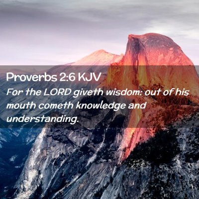 Proverbs 2:6 KJV Free Bible Images