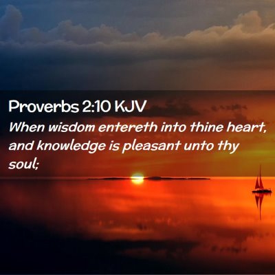 Proverbs 2:10 KJV Free Bible Images