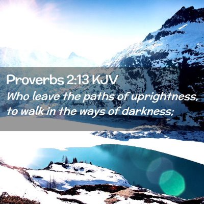 Proverbs 2:13 KJV Free Bible Images