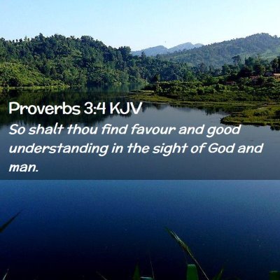 Proverbs 3:4 KJV Free Bible Images