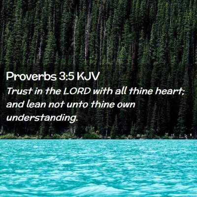 Proverbs 3:5 KJV Free Bible Images