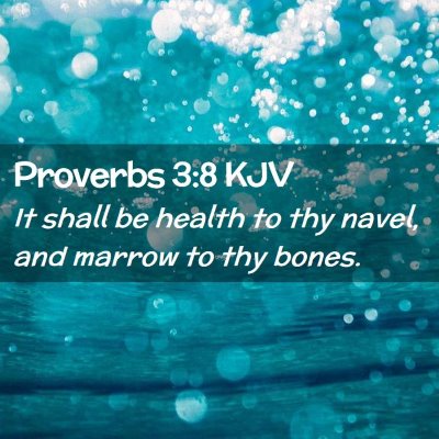 Proverbs 3:8 KJV Free Bible Images