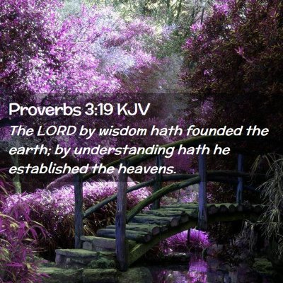 Proverbs 3:19 KJV Free Bible Images