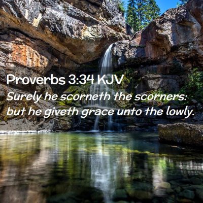 Proverbs 3:34 KJV Free Bible Images