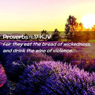 Proverbs 4:17 KJV Free Bible Images