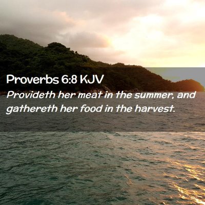 Proverbs 6:8 KJV Free Bible Images