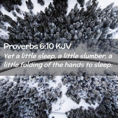 Proverbs 6:10 KJV Free Bible Images