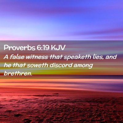 Proverbs 6:19 KJV Free Bible Images