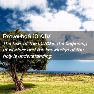 Proverbs 9:10 KJV Free Bible Images