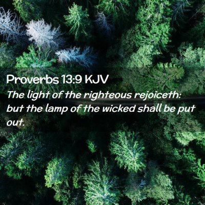 Proverbs 13:9 KJV Free Bible Images