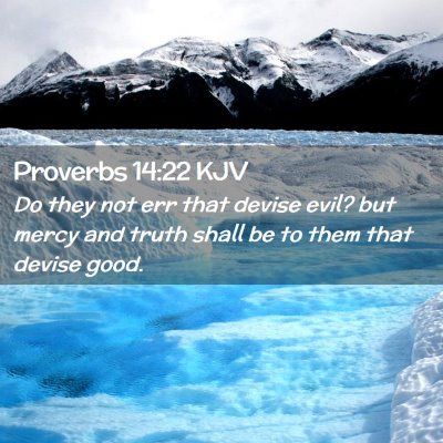 Proverbs 14:22 KJV Free Bible Images