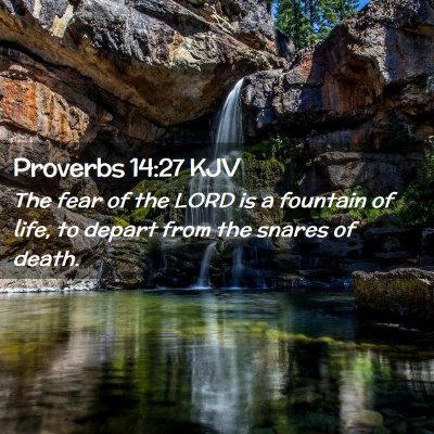 Proverbs 14:27 KJV Free Bible Images