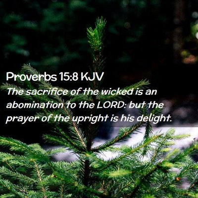 Proverbs 15:8 KJV Free Bible Images