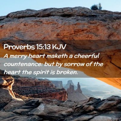 Proverbs 15:13 KJV Free Bible Images