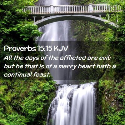 Proverbs 15:15 KJV Free Bible Images