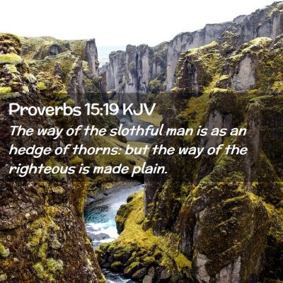 Proverbs 15:19 KJV Free Bible Images