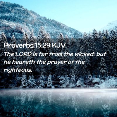 Proverbs 15:29 KJV Free Bible Images